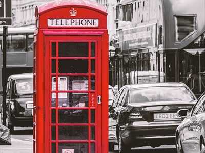 Mô hình bốt điện thoại London nước Anh MHVT-BDT-01